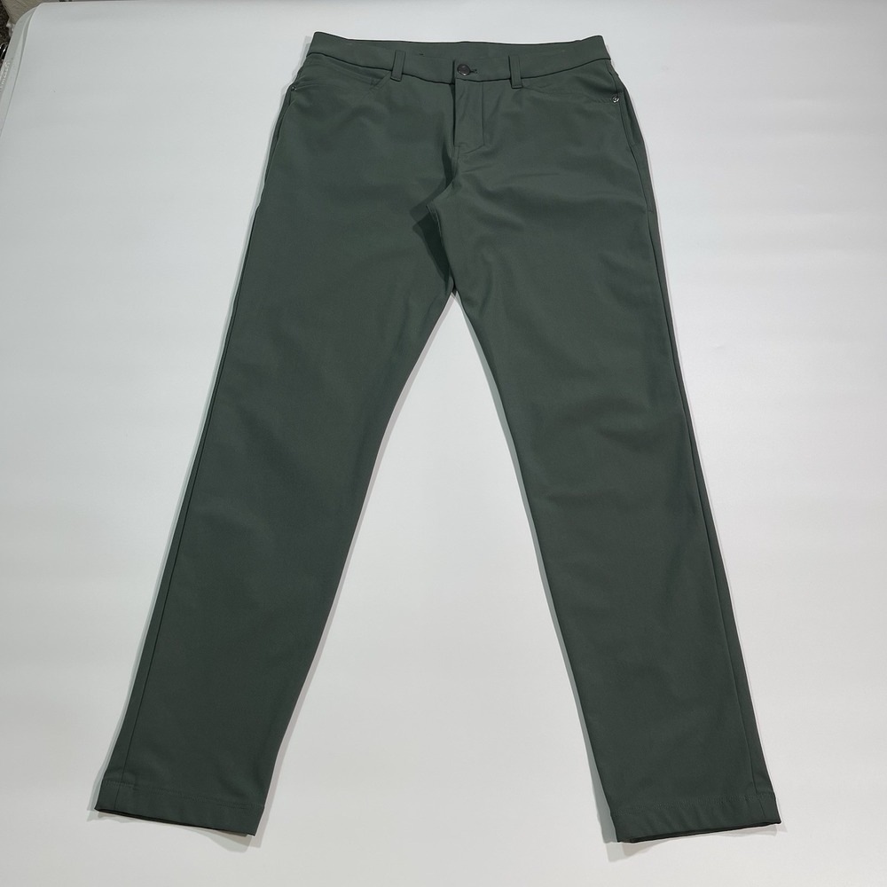 Lululemon ABC Slim-Fit 5 Pocket Pants Warpstreme Men's 30x29 Nomad LM5ALWS